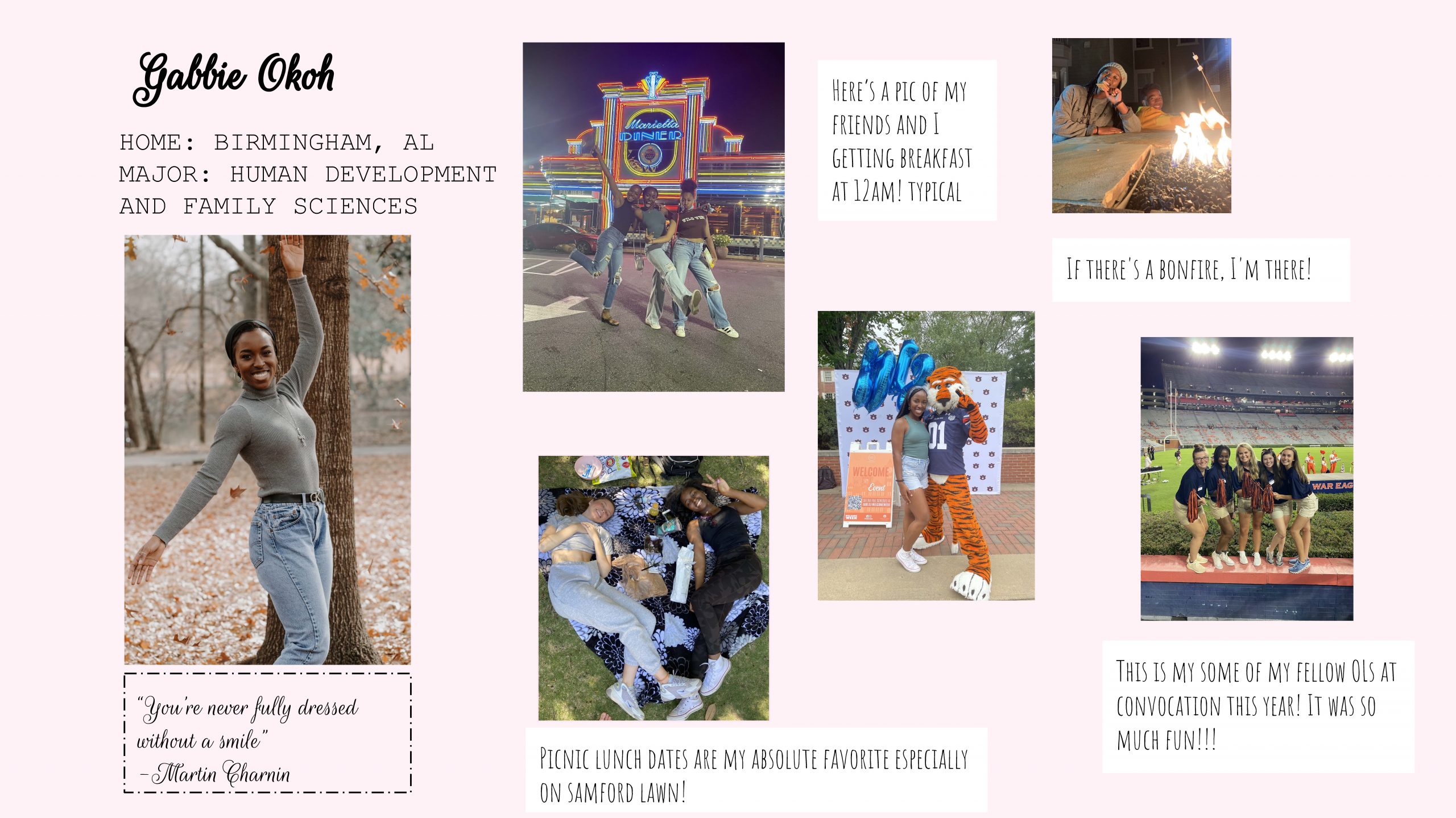 Gabbie About Me Slide