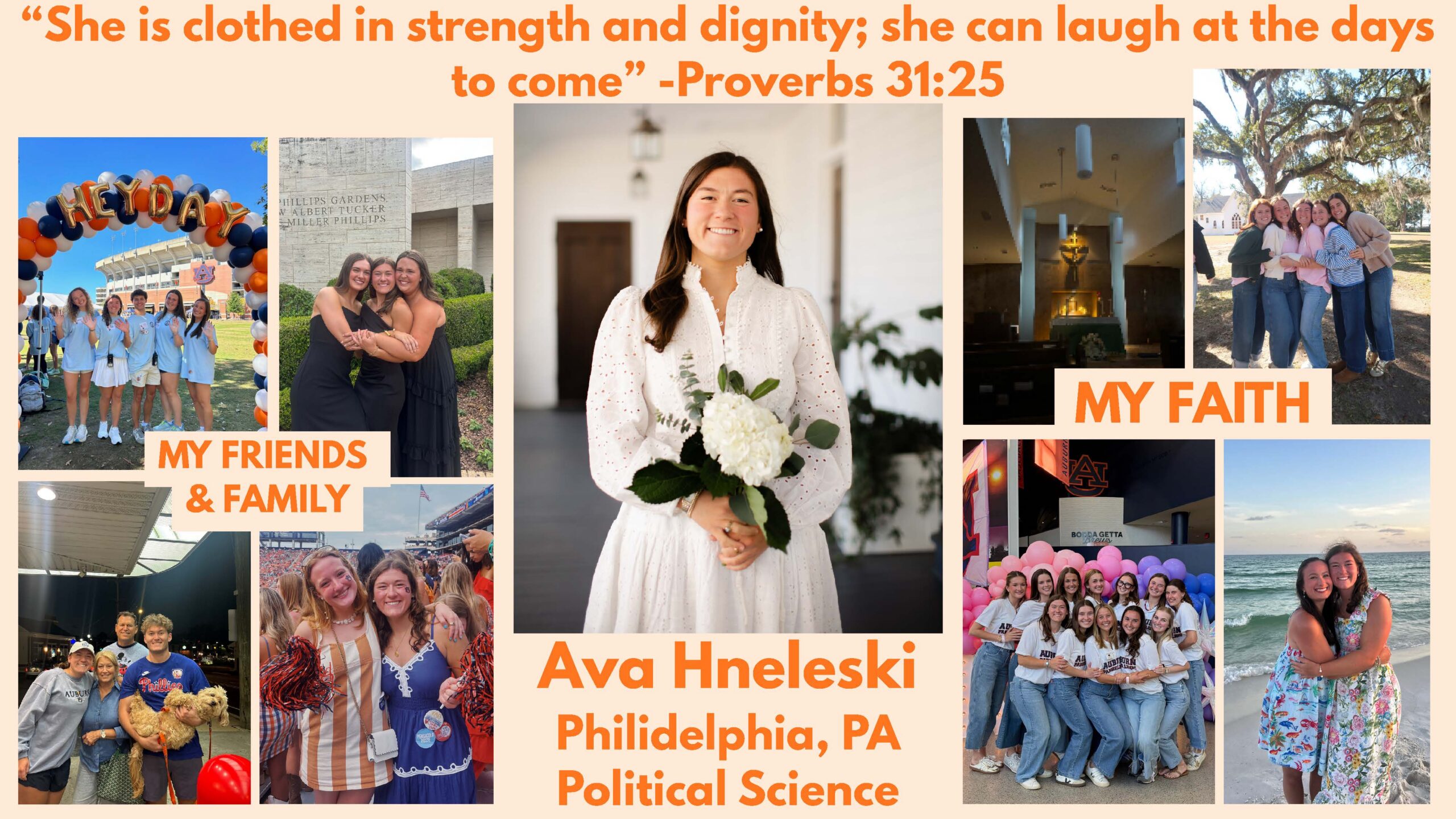 Ava's About Me Slide
