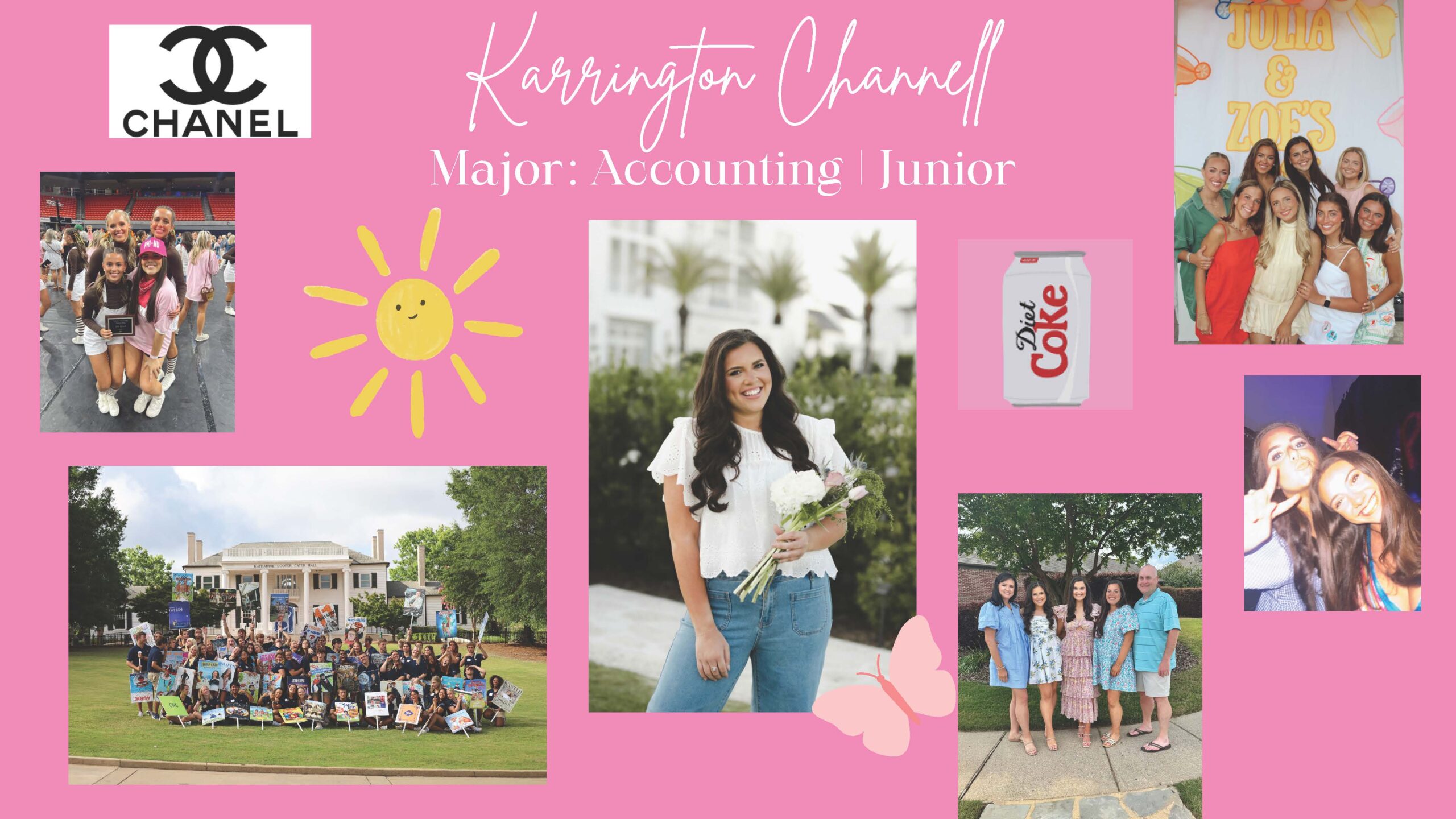 Karrington's About Me Slide Lauren's About Me Slide