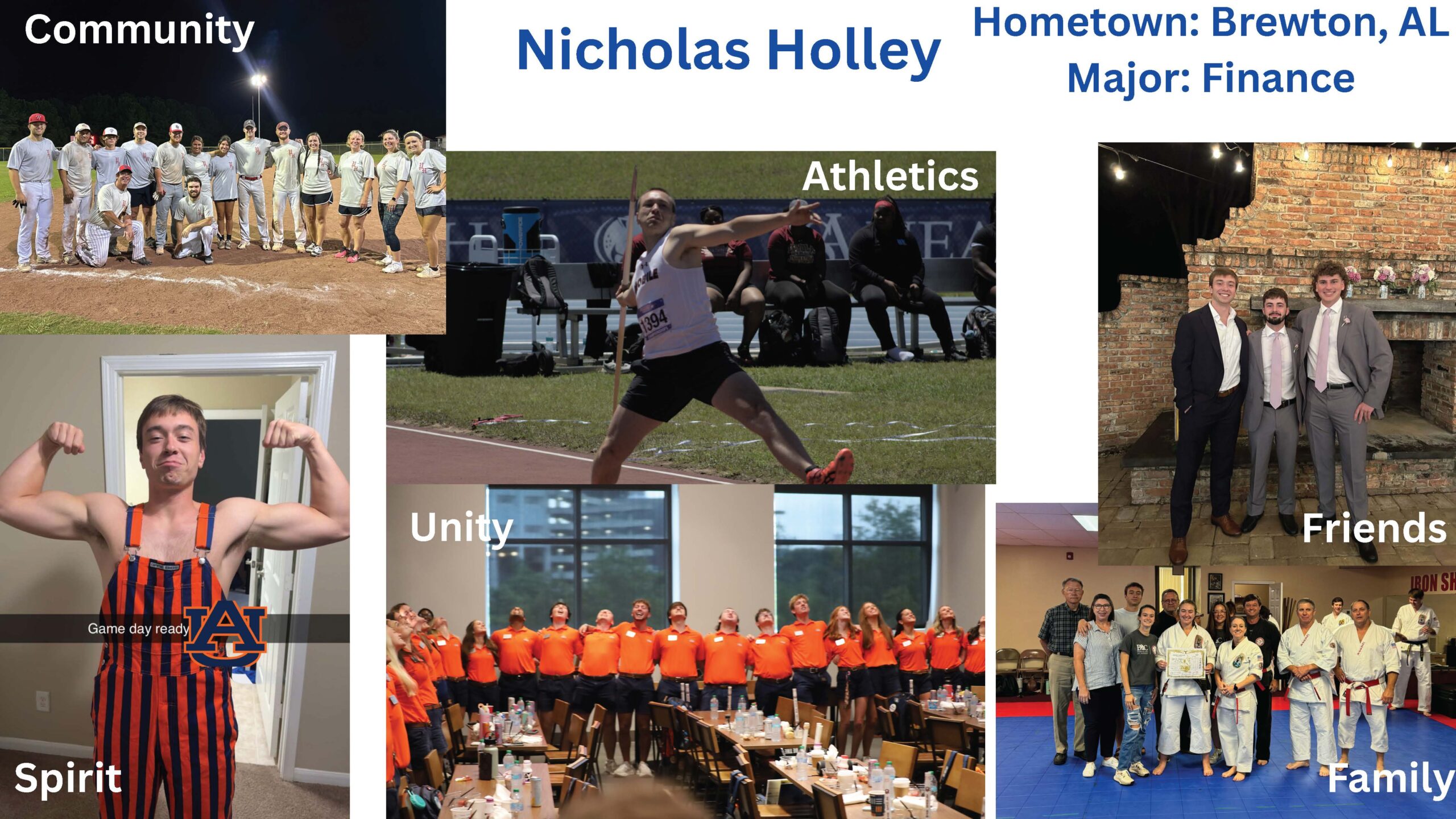 Nicholas's About Me Slide Caleb's About Me Slide